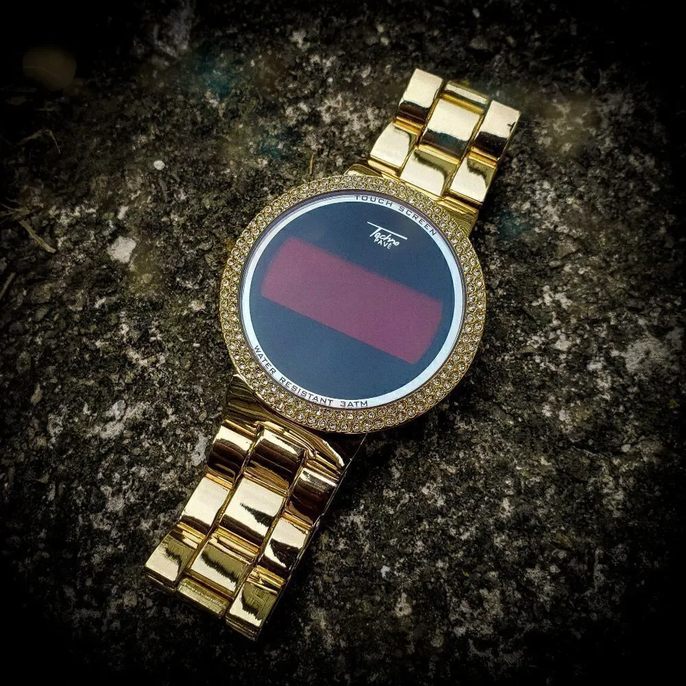 Techno Pave Digital touchscreen watch